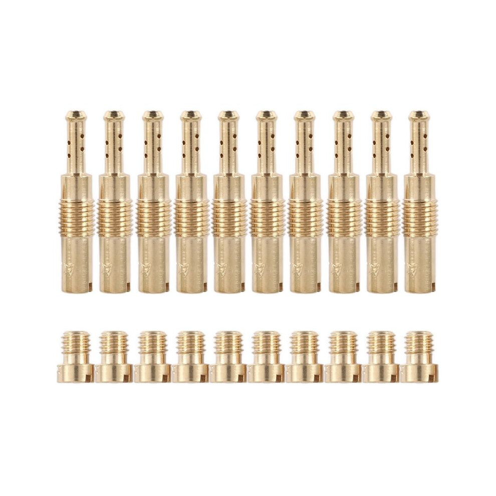 10Pcs Carburetor Main Jet Kit & 10Pcs Slow/ Jet For Pwk Keihin Oko Cvk Pwm Nsr Ksr Motorcycle Carburetor 6133094796345