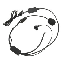 Motorrad-Headset mit Geräuschreduktions-Ohrstück, 3,5 mm, 1,4 m Kabel