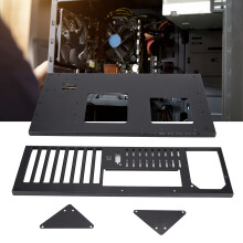 Offenes Chassis-Mining-Gehäuse für Motherboards 305x245mm Schwarz