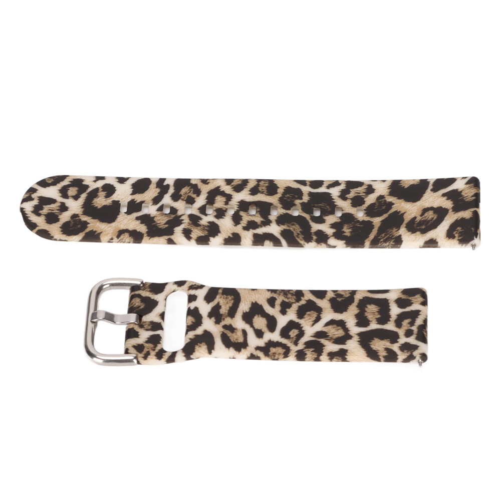 Amazfit Gtr 3 22Mm Silicone Replacement Band Quick Release Leopard Print Strap 4611376256999