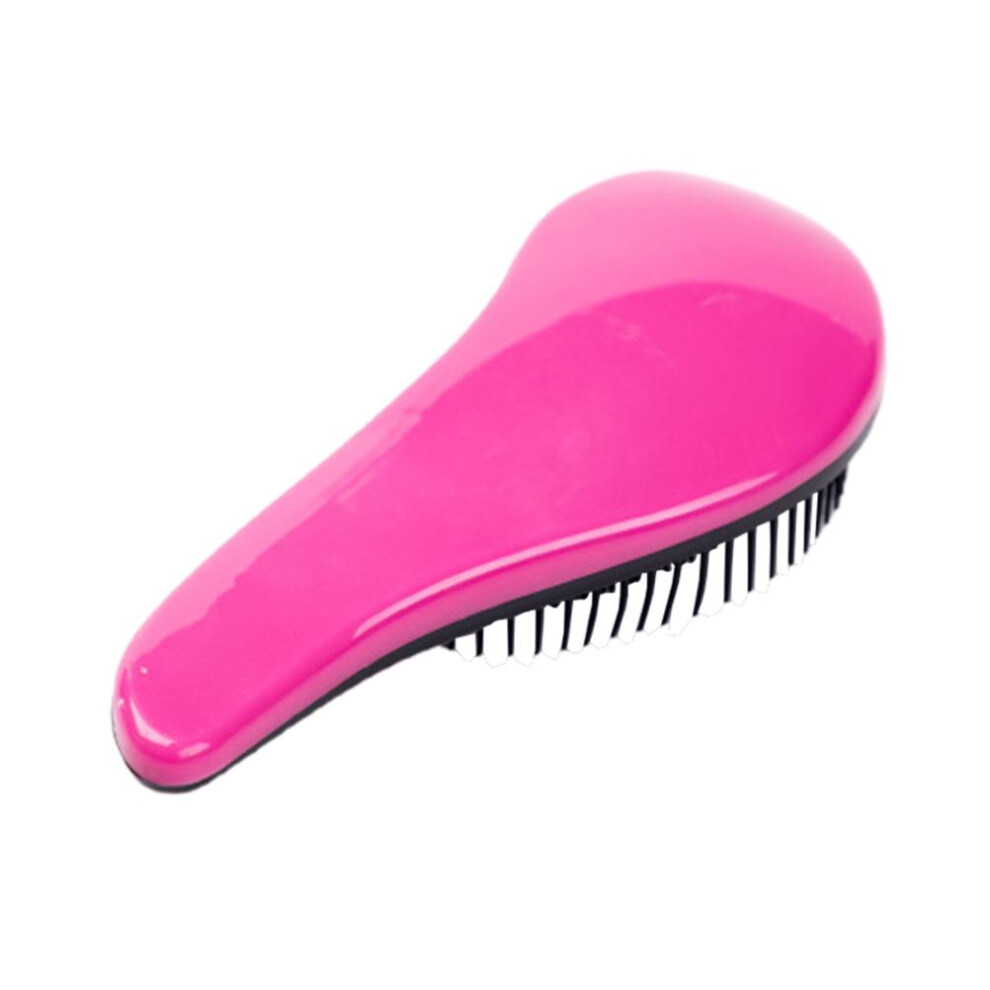 No Tangle Hair Detangler Brush, Gentle Unraveling Flexible Bristles for Pain Free Combing, Soft Plastic Bristles Scalp Massage Detangling Hair Brush