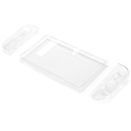 Capa protetora rígida antirriscos para Nintendo Switch com superfície antiderrapante, compatível com dock para console de jogos e com proteção 1