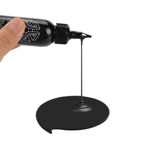 Επαγγελματικό μελάνι τατουάζ 29,6 ml, χρωστικές υψηλής ποιότητας για έντονη μαύρη 2