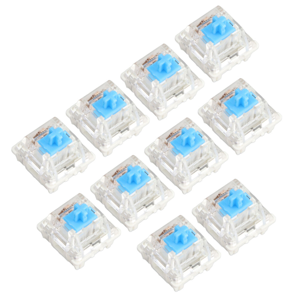 10Pcs Mechanical Switches For Keyboard Replacement And Diy Customization Blue 3001376258542