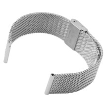 Metallmesh-Uhrenarmband für Amazfit GTS, Silber, Stahlarmband, 40g