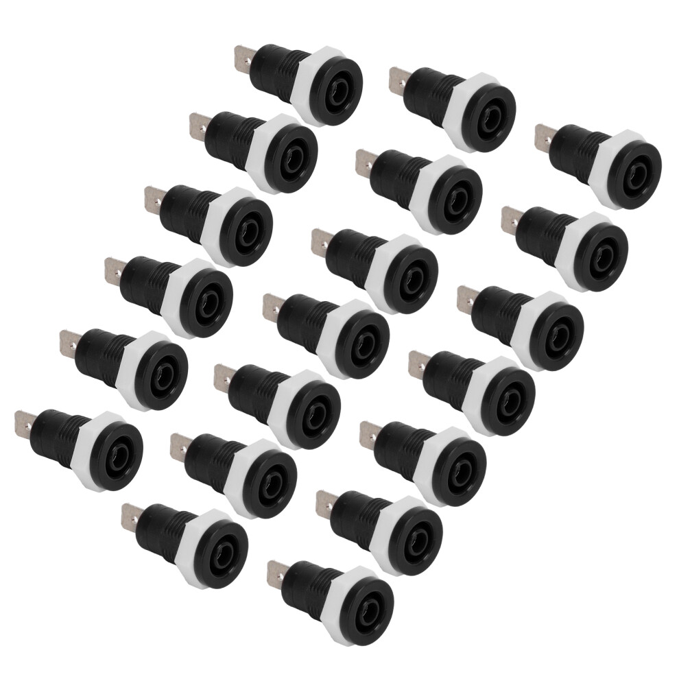 20Pcs Banana Socket Connector 4Mm - Brass Terminal For Rvs & Ships 6901376261771