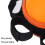 Hand-Stressball bei Arthritis, Grifftraining, 7cm, Orange 11
