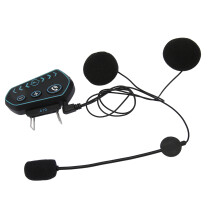 Auricolare Bluetooth 5.0 per casco motociclistico 2600mAh Impermeabile Stereo