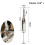 Square Hole Mortiser Drill Bit 6.4mm Alloy Steel Adjustable Chisel 4
