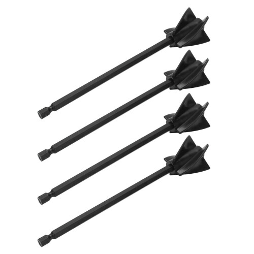 Strong Uniform Mixing, Reduced Air Bubbles Technology, High-Efficiency Mixing Paddle For Epoxy Projects, Durable ABS Build, Spiral Five-Blade Design, 1