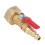 Garden Hose Threading Adapter for Winterization Projects, Heavy-duty Brass Construction with Easy Operation Quick Adapter and Modulate Air Flow 2