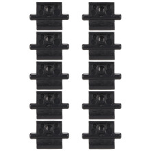 10 Stück Walkie-Talkie Batteriehalterung Lock für Baofeng UV5R UV5RE BF-F8HP (ABS)