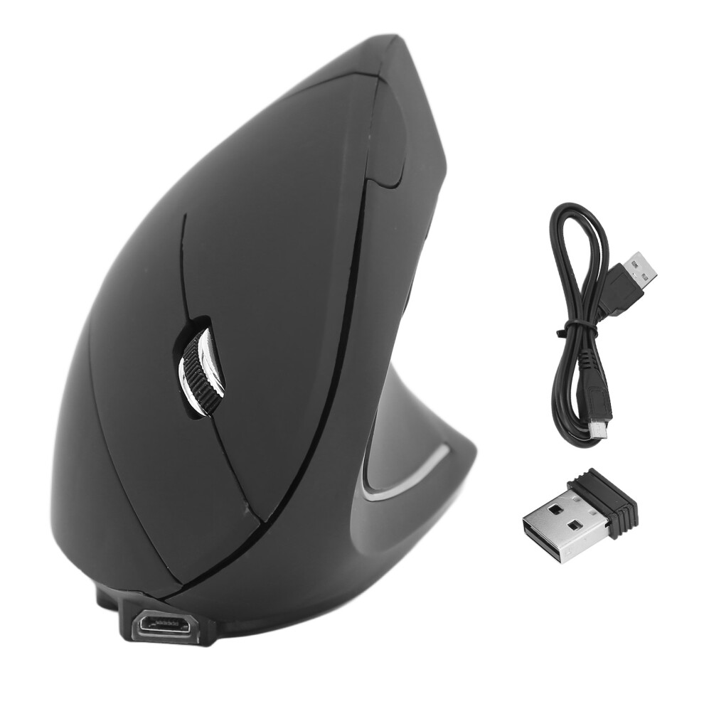 Optical Ergonomic Mouse, Wireless Vertical Mouse With Quiet Clicking - Rechargeable Battery Adjustable Dpi For Enhanced User Experience 9176269625153