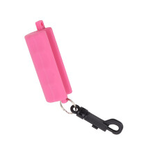 Punzoncino in silicone per freccette con portachiavi, lunghezza 10,8 cm, accessorio per tiro con l'arco, colore viola