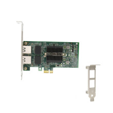 Adaptor Ethernet RJ45Copper, Intel82576Chip, placă de rețea Gigabit cu porturi duble, PCI Express X1NIC, controler Premium, descărcare