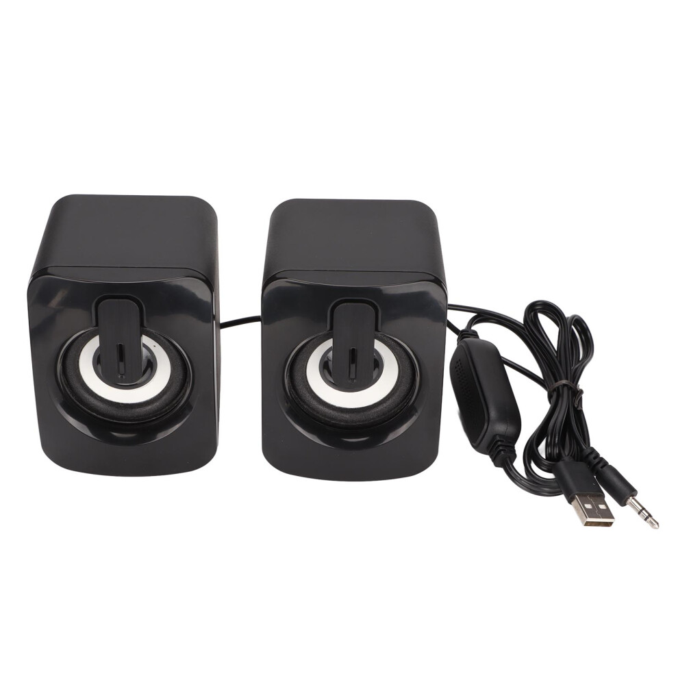 Mini Computer Speaker With Stereo Sound Usb Powered Compact Speaker For Laptop And Desktop Featuring Volume Control Superior Sound Quality, Great For 9482828852213