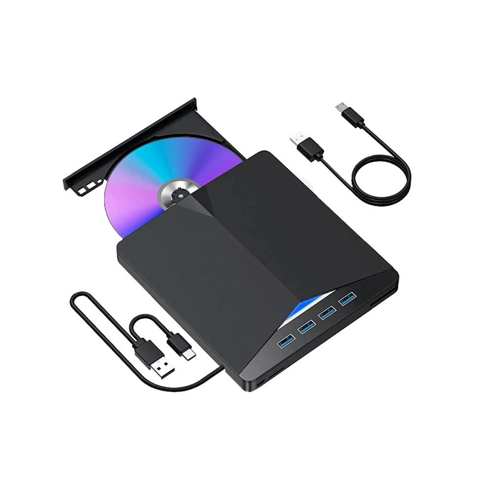 USB 3.0 Type-C External DVD RW CD Drive Burner Reader Player External Optical Drive for PC Laptop Desktop Computer-image-OPC-PPWM9PC-NEW