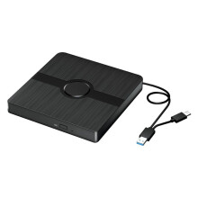 Unidad Externa de Blu Ray, Reproductor de CD/DVD con Capacidad de Lectura/Escritura Reproductor de Blu-Ray Portátil para PC Portátil Win10