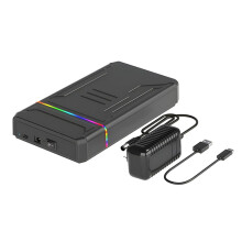 Hard Disk Enclosure  to Type C Hard Drive Box with Led External HDD for 2.5 3.5 Inch Hard Disk  to 6Gbps EU Plug