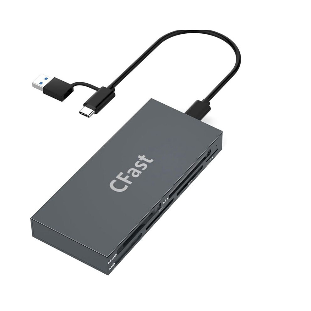 6 Cards At The Same Read Cf/Ms//Tf/Xd/Cfast Camera Card Reader Mobile Phone Tablet Memory Card Reader 4711095968569