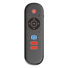 2.4G IR Air Mouse Remote Control USB Receiver English Wireless Keyboard for Android TV Box Without Backlight