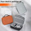 Drones Controller Accessories Portable Travel Bag Case for  NEO Carrying Case Storage Waterproof Box Gray 3