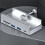USB 3.0 HUB USB Clip  Docking Station USB 3.0 Adapter Multi Splitter 5Gbps High Speed Adapter for PC Laptop Silver 5