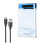 SHUOLE USB3.2 Caixa de HDD Externo 5Gbps 2,5 Polegadas Caixa Transparente Gabinete de Disco Rígido  HDD SSD Caixa de Armazenamento para Laptop PC 1
