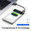 SHUOLE USB3.2 Caixa de HDD Externo 5Gbps 2,5 Polegadas Caixa Transparente Gabinete de Disco Rígido  HDD SSD Caixa de Armazenamento para Laptop PC 10
