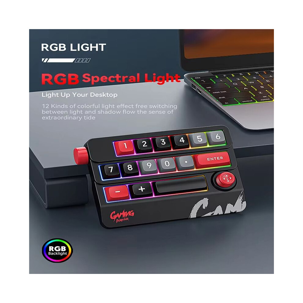 Portable Joystick Mechanical Keyboard Full Hot Swappable Key Rgb Backlight Wired Programmable Game Keyboard Fordesktop,C 6032125480232