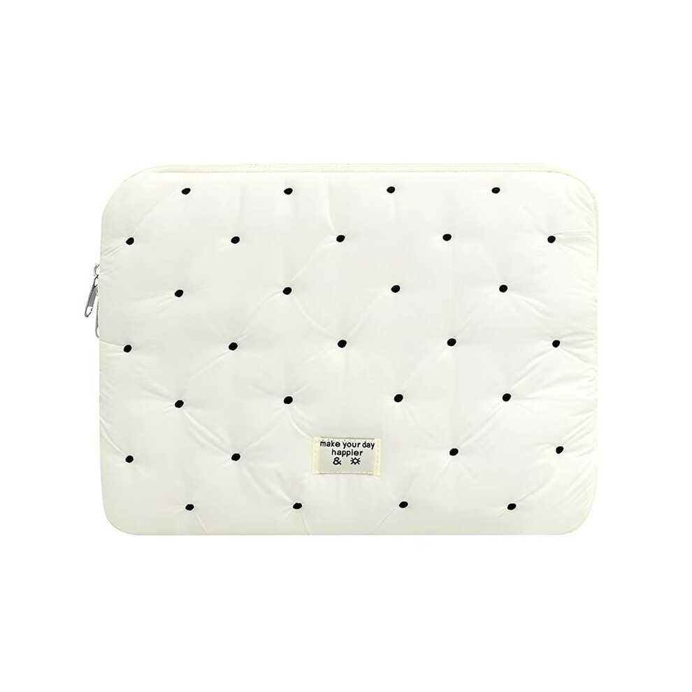 Portable Laptop Case With Zipper Laptop Storage Bag Computer Carrying Bag For // White 4713617400953