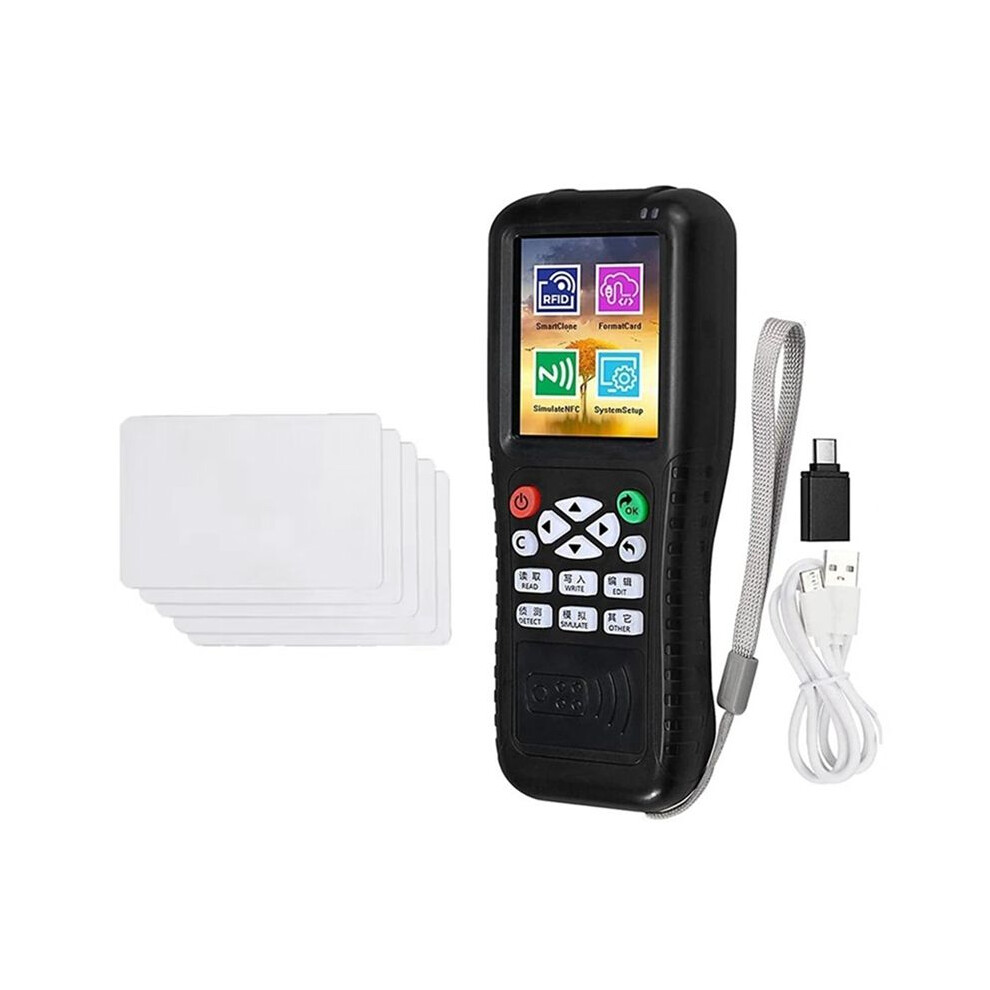 X100 Rfid Nfc Card Reader Writer+5 X Uid Card Rfid Duplicator Id Ic Card Programmer Encrypted Key Copier 4713617418798