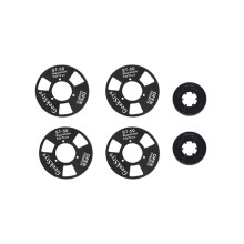 Leeres Audiokassettenband für DIY-Musikaufnahmen, Aluminium, Rolle-zu-Rolle, Leere Kassette, Schwarz