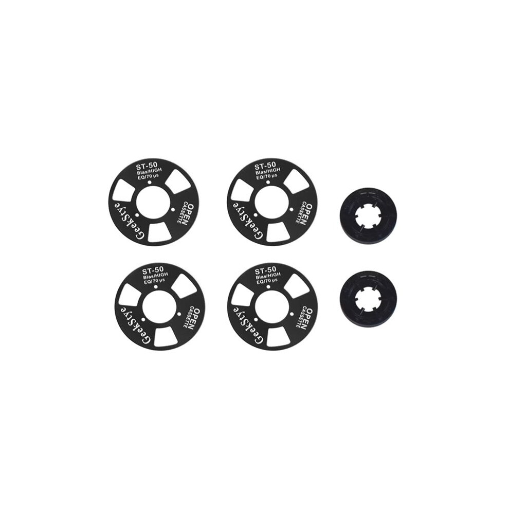 Blank Audio Cassette Tape For Diy Music Recording Aluminum Reel To Reel Blank Cassette Black 6032659086306