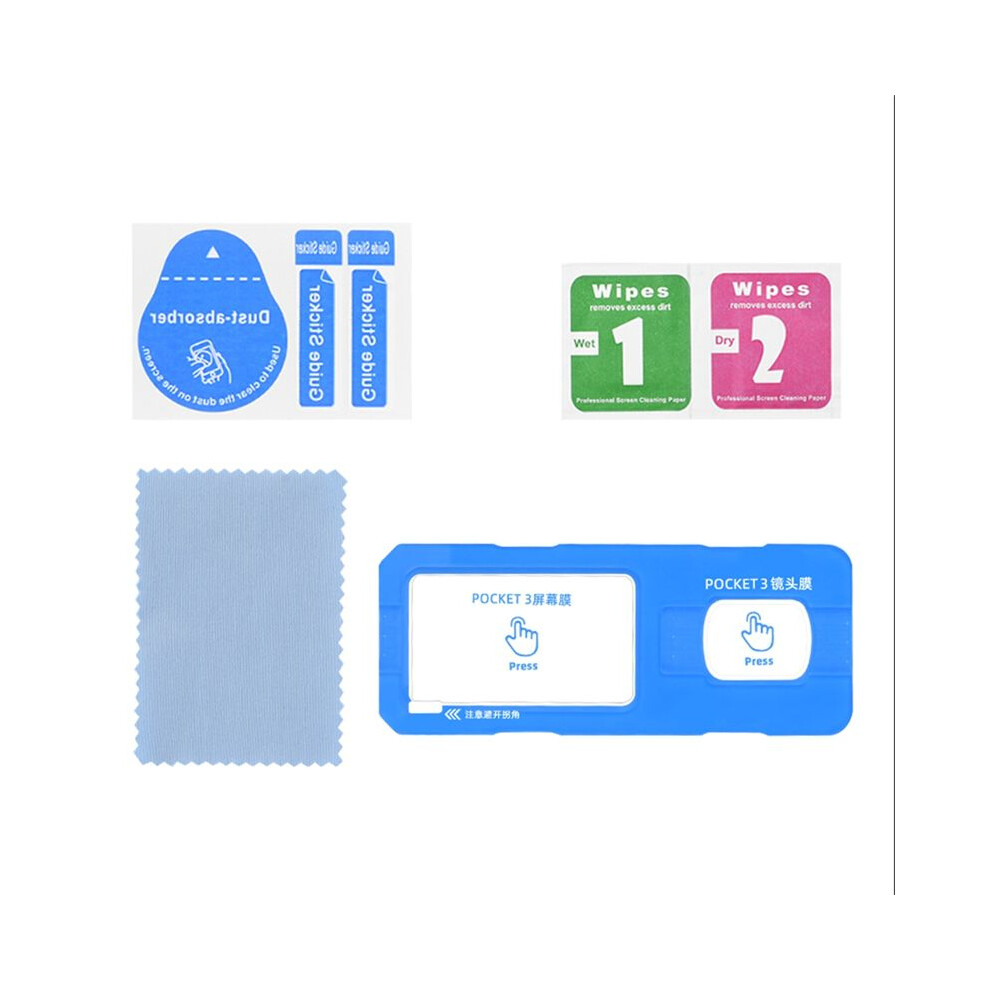 Tempered Glass Screen Protector 9H Protective Film Hardness Anti-Scratch Screen Cover For Osmo Pocket 3 6032029589666