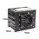 4x3.5 HDD Bracket for PC Case Mechanical Hard Disk Holder with Fan Cooling Stackable Expansion Fits 4 HDDs A 6