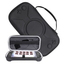 Storage Bag for   2 Travel Carrying Case for  2 Shockproof Protective Case Game Accessories Black