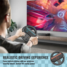 For  2 Host Grip Protective Case &Storage Bag& Charging Base &Wireless Game Steering Wheel   2