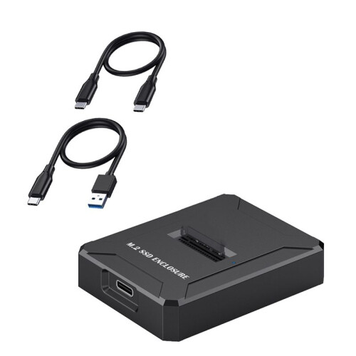 New M. 2-Hard Drive Holder Dual Protocol NVMe/NGFF Solid-State Drive Box Type-C Notebook External Box