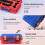 Hard Carrying Case for   2, Soft Lining Hard Travel Case for  2 Controller Storage Accessories A 2