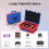 Hard Carrying Case for   2, Soft Lining Hard Travel Case for  2 Controller Storage Accessories A 7