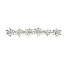 Kristallhaarspangen mit exquisiter Verarbeitung, funkelnde Strass-Haarnadeln im Blumendesign, elegante, glitzernde Haarspangen für Damen und