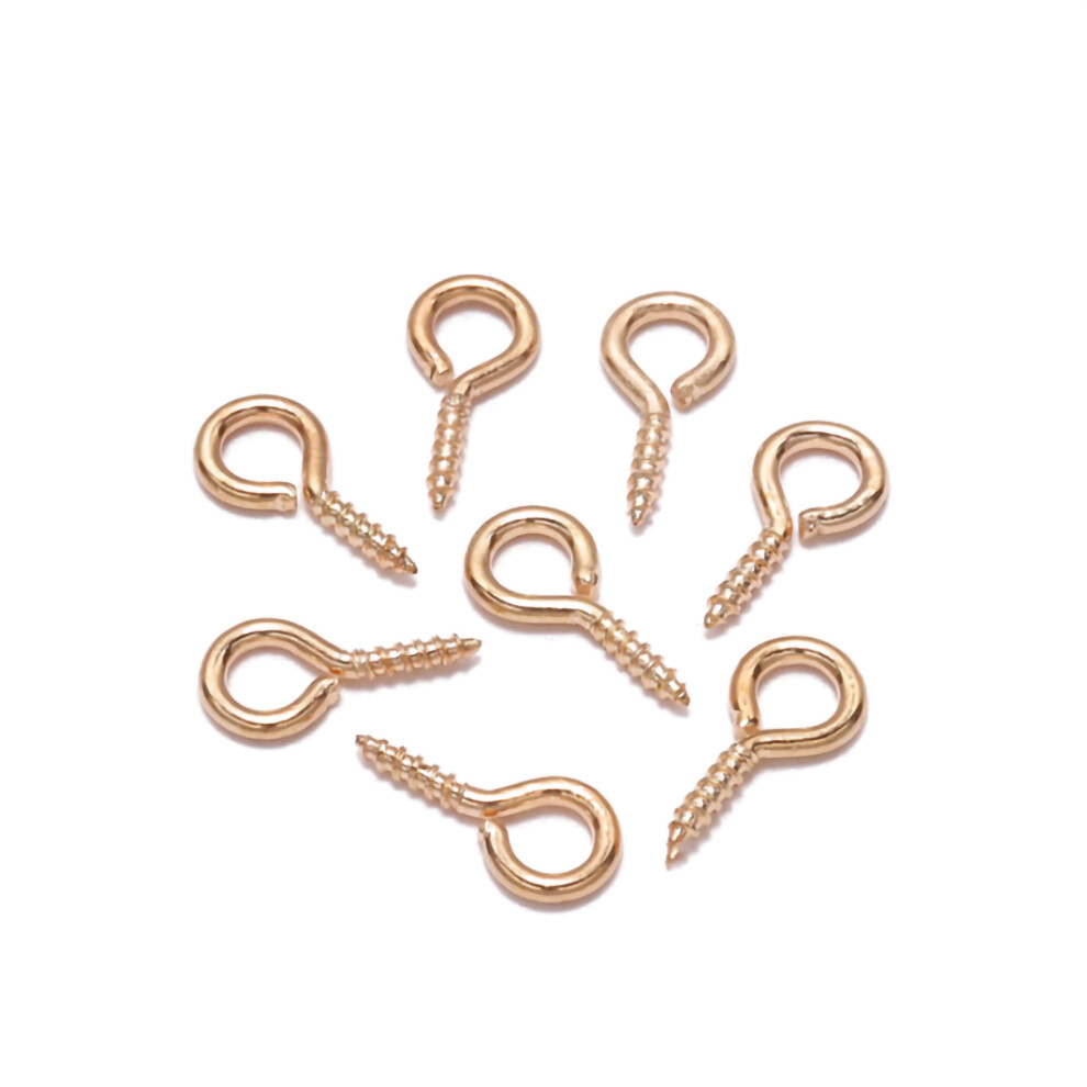 Eco Friendly Iron Eye Bolts Hook Screw Pins For Diy Projects Good Surface Treatment Long Service Life Rustproof Self Tapping Connector 9049227717408