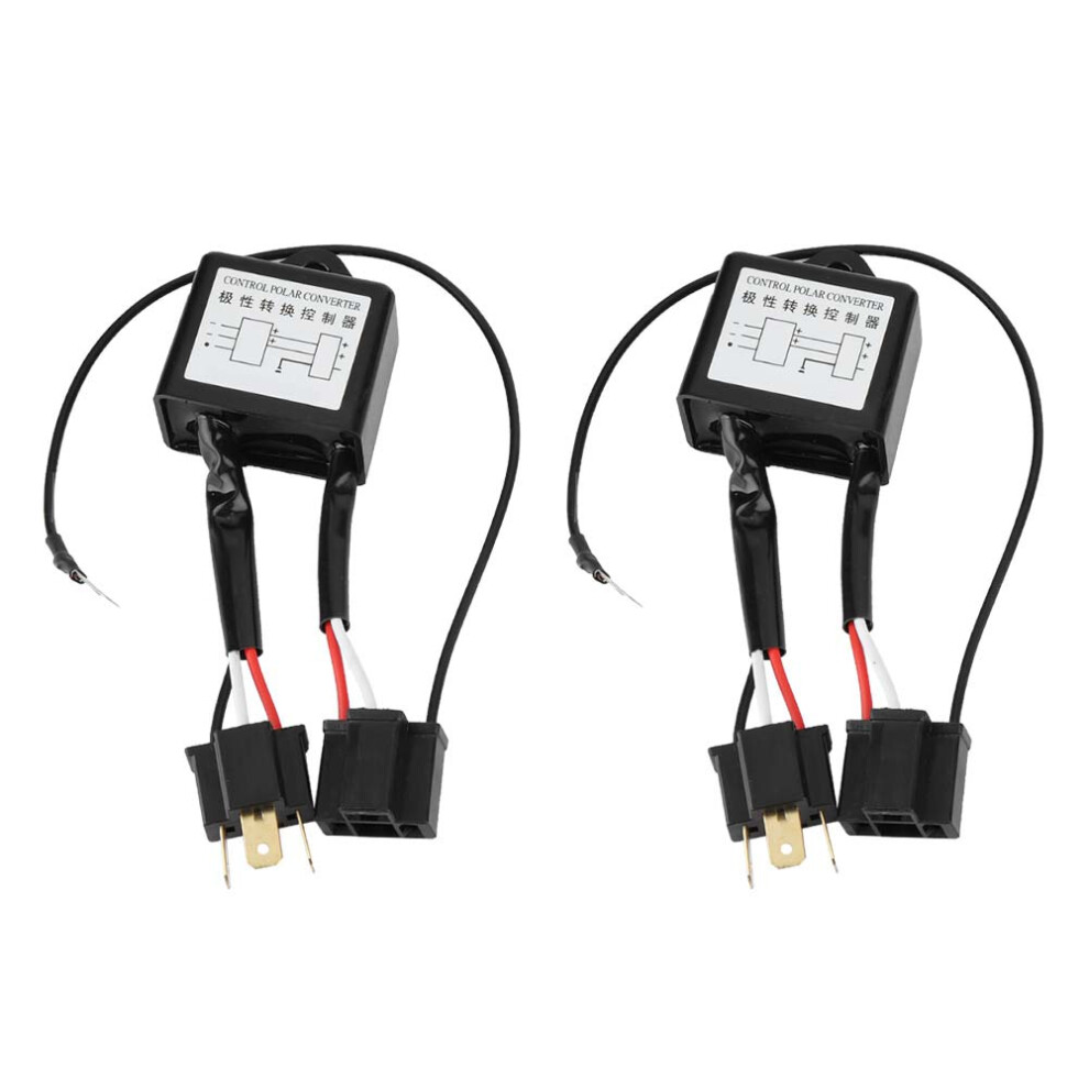 Led Negative Converter For H4 Headlights, Reversed Polarity With High Efficiency Interference Absorption Circuit And Waterproof Design, Polar 9009791555141