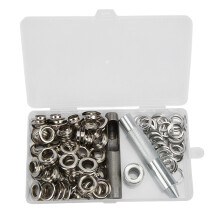 Robustes und langlebiges Ösen-Set, bleifrei, rost- und wetterfest, für Canvas- und Lederstiefel, Nähprojekte und DIY-Projekte mit rutschfester