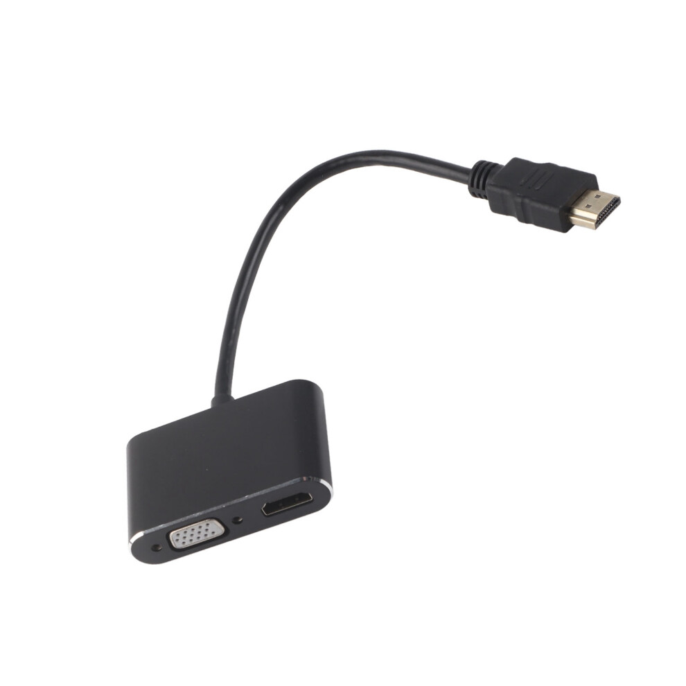 Compact 4K Multimedia Interface To Vga Adapter With Stereo Output 8251376277141