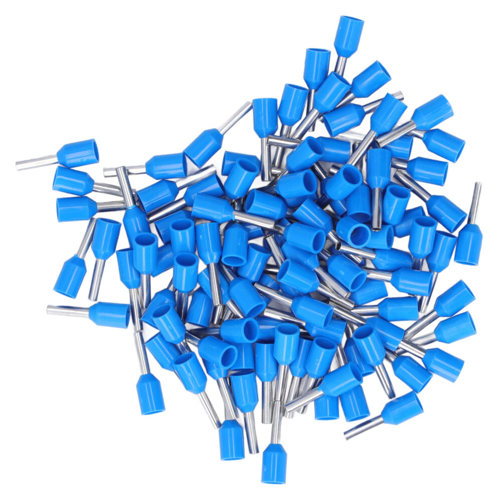 Pack Of 100 E1508 Copper Pvc Insulated Ferrule Crimp Terminals 1.5Mm2 9461376277952