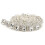 Catena di strass trasparenti, 1 yard, 1,8 cm 15