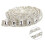 Catena di strass trasparenti, 1 yard, 1,8 cm 10