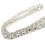 Catena di strass trasparenti, 1 yard, 1,8 cm 8